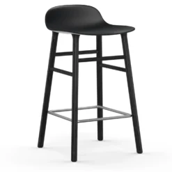 Normann Copenhagen Form Chair Barkruk Gelakte Eiken Poten 65 Cm