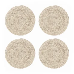 House Doctor Circle Placemat Zeegras 4-pack