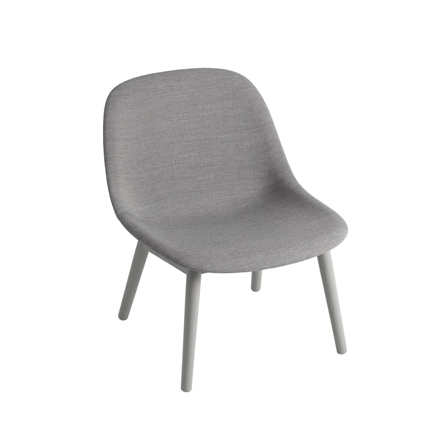 Muuto Fiber Lounge Fauteuil Met Eikenhouten Poten 1 Muuto Fiber Lounge Fauteuil Met Eikenhouten Poten
