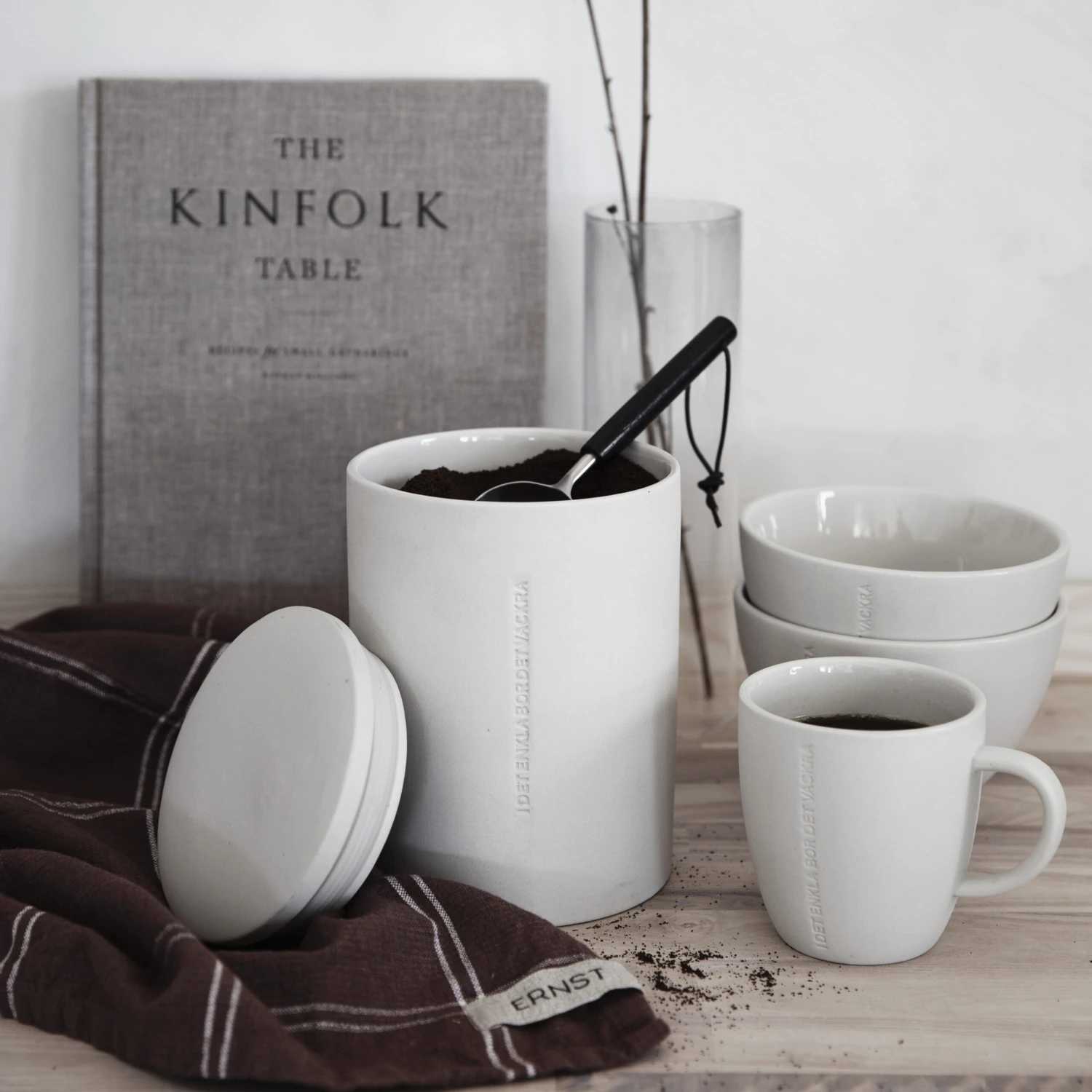 Ernst Koffieschepje Met Houten Handvat 2 Ernst Koffieschepje Met Houten Handvat - Afbeelding 2