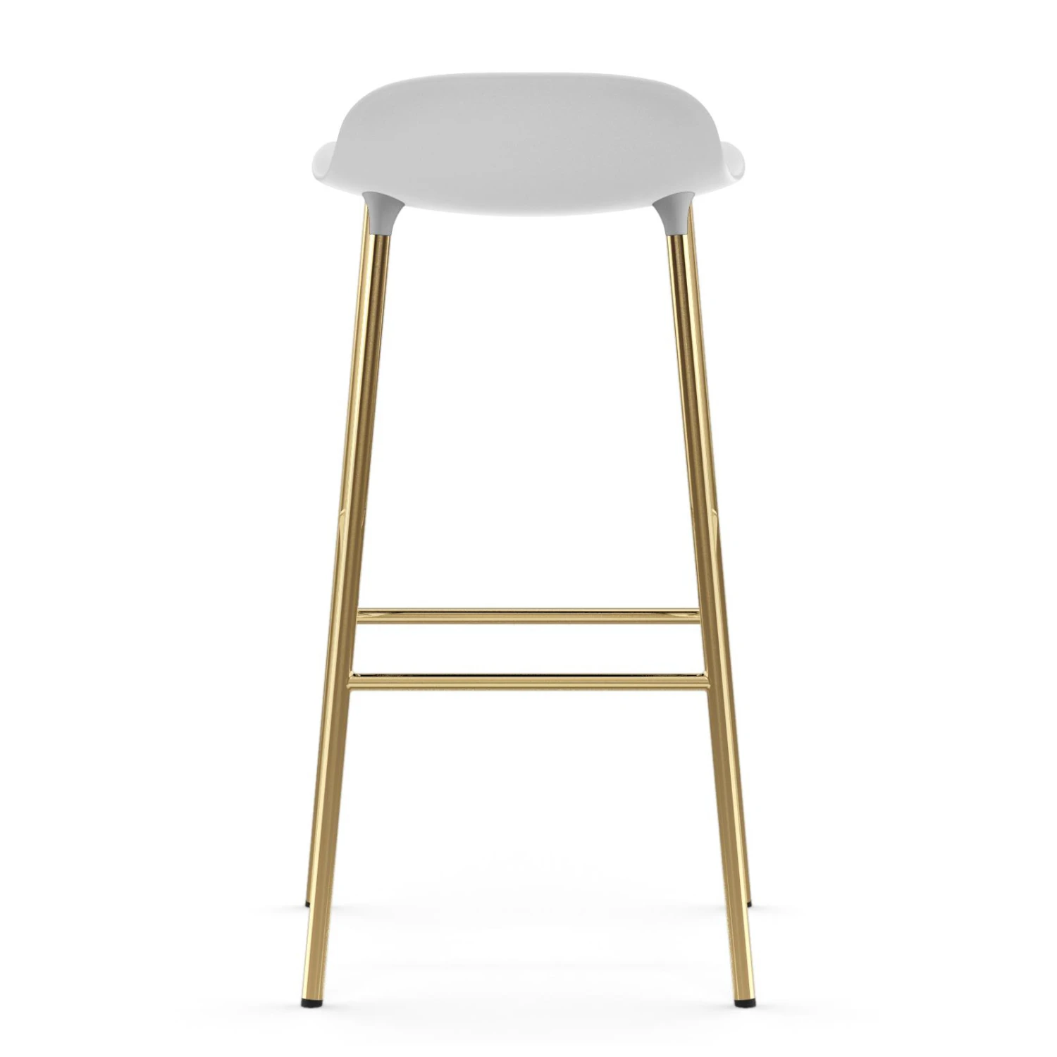Normann Copenhagen Form Barkruk Messing Poten 75 Cm 2 Normann Copenhagen Form Barkruk Messing Poten 75 Cm - Afbeelding 2