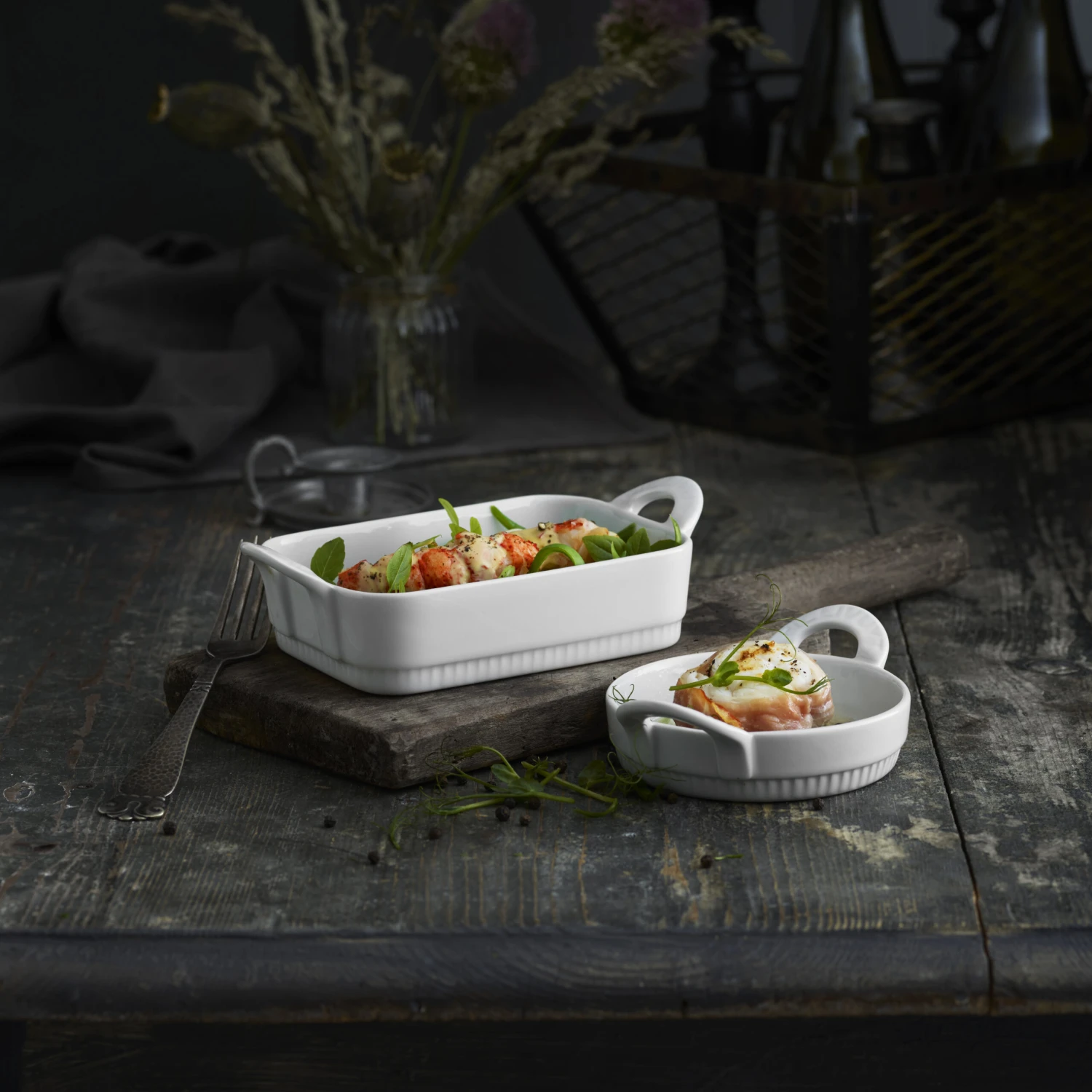 Pillivuyt Toulouse Schotel Met Handvat Rechthoekig 2 Pillivuyt Toulouse Schotel Met Handvat Rechthoekig - Afbeelding 2