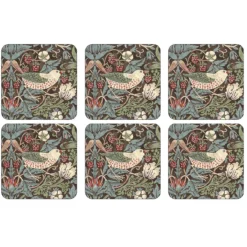 Aarbeidendief Onderzetter 6 Pack