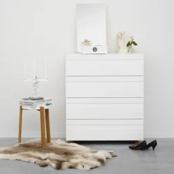 White Ladekast 4 Lades -Filskars Winkel 39592 01 03 7543de66eb