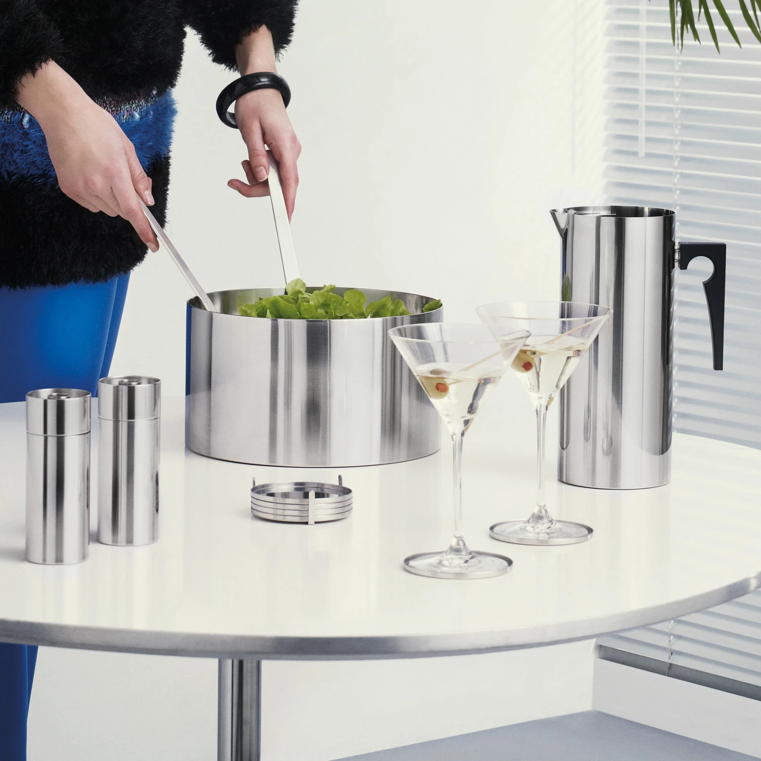 Stelton AJ Cylinda-line Zoutmolen 2 Stelton AJ Cylinda-line Zoutmolen - Afbeelding 2