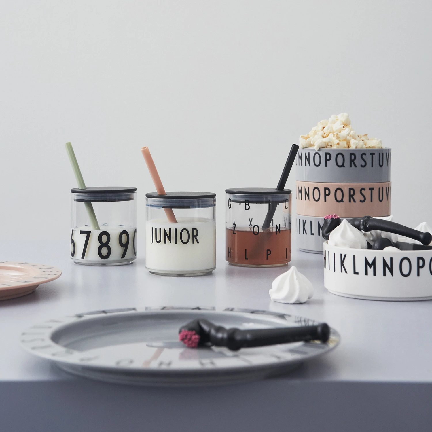 Design Letters Rietje Met Deksel 2 Design Letters Rietje Met Deksel - Afbeelding 2