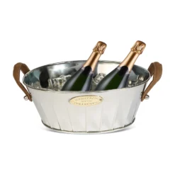 Heritage Champagnekoeler Met Leren Handvat
