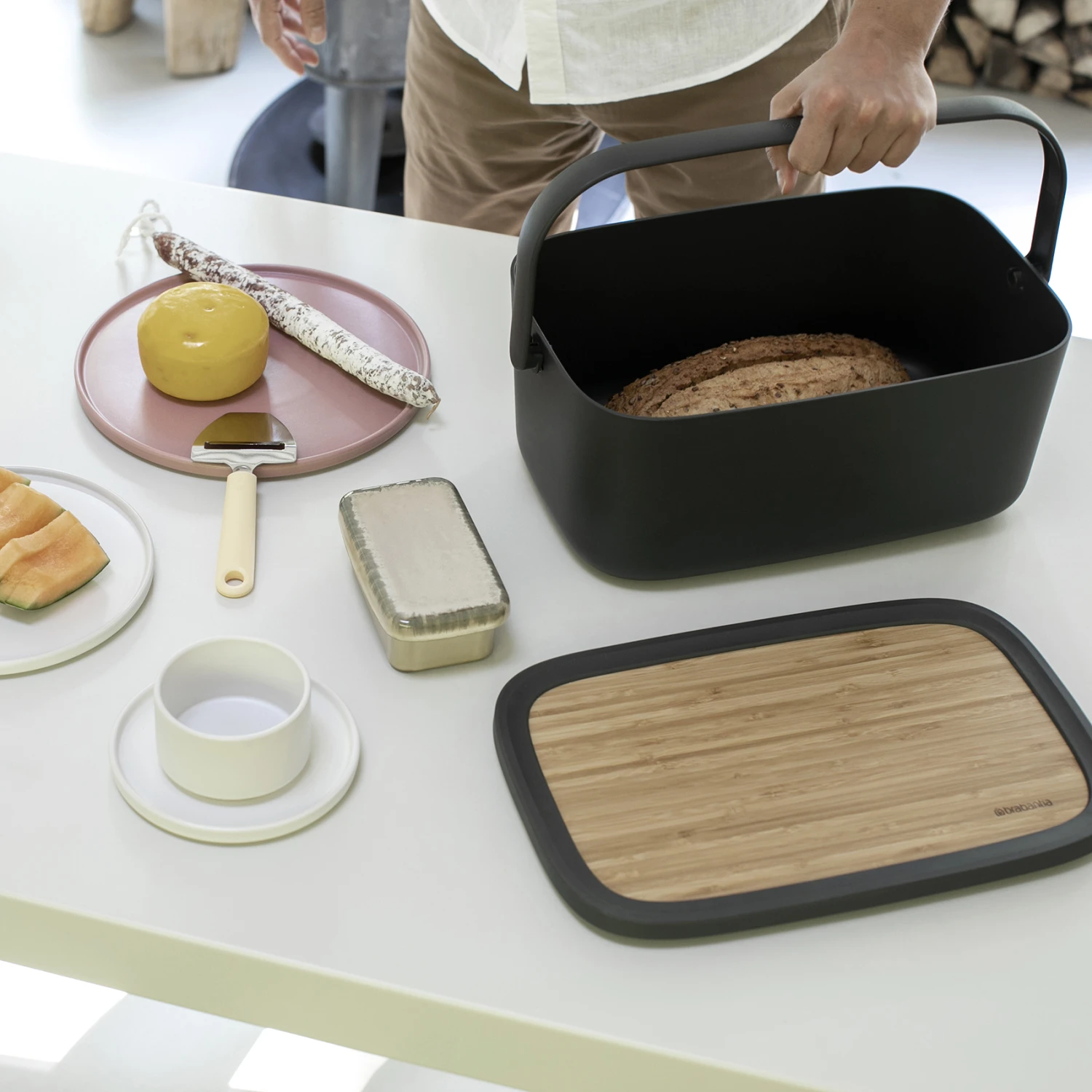 Brabantia Nic Broodtrommel 6 Brabantia Nic Broodtrommel - Afbeelding 6