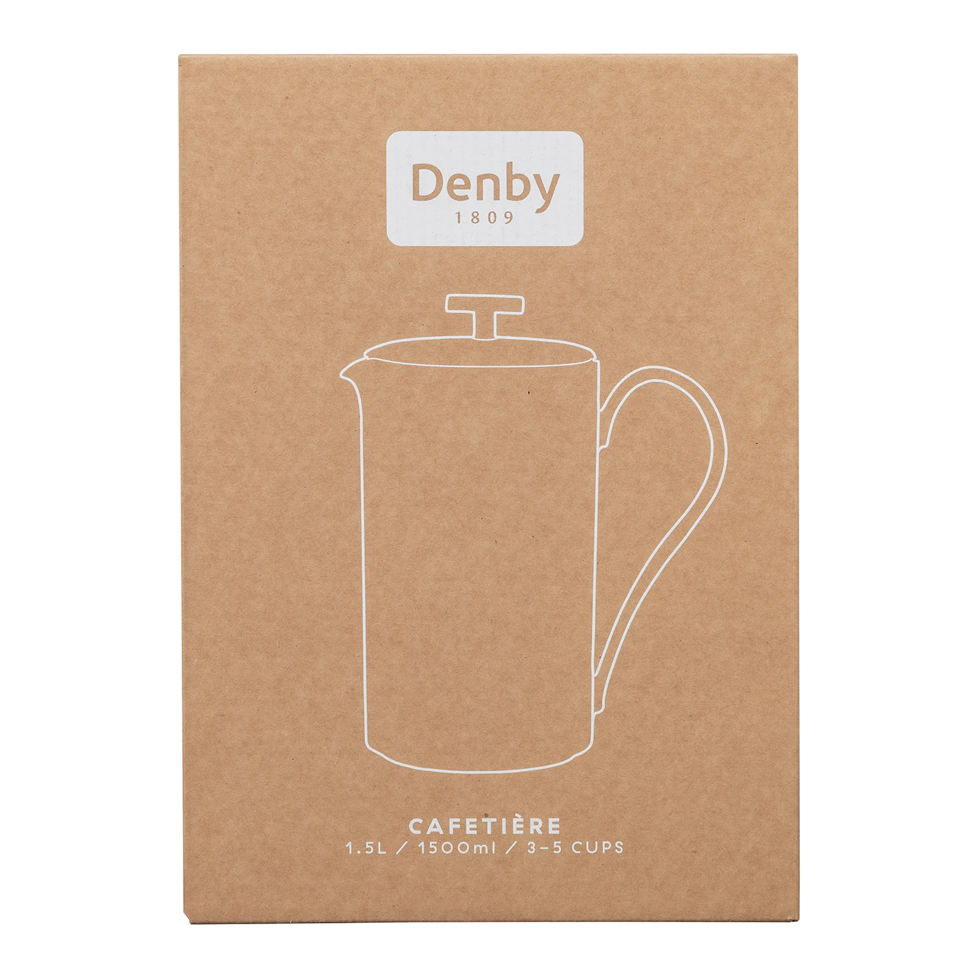Denby Studio Grey Brew Cafetière 1,2 L 5 Denby Studio Grey Brew Cafetière 1,2 L - Afbeelding 5