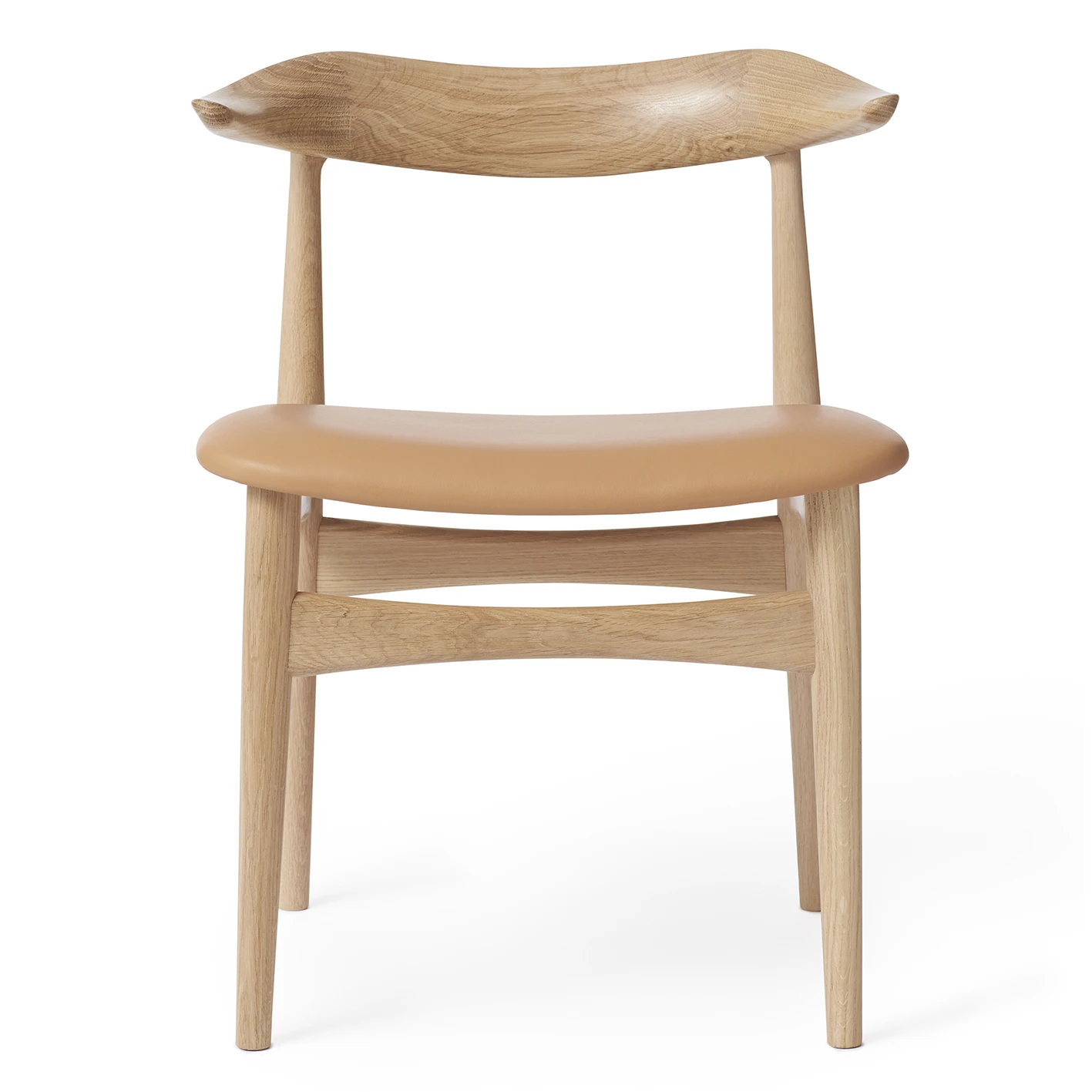 Warm Nordic Cow Horn Stoel Eikenhout 2 Warm Nordic Cow Horn Stoel Eikenhout - Afbeelding 2