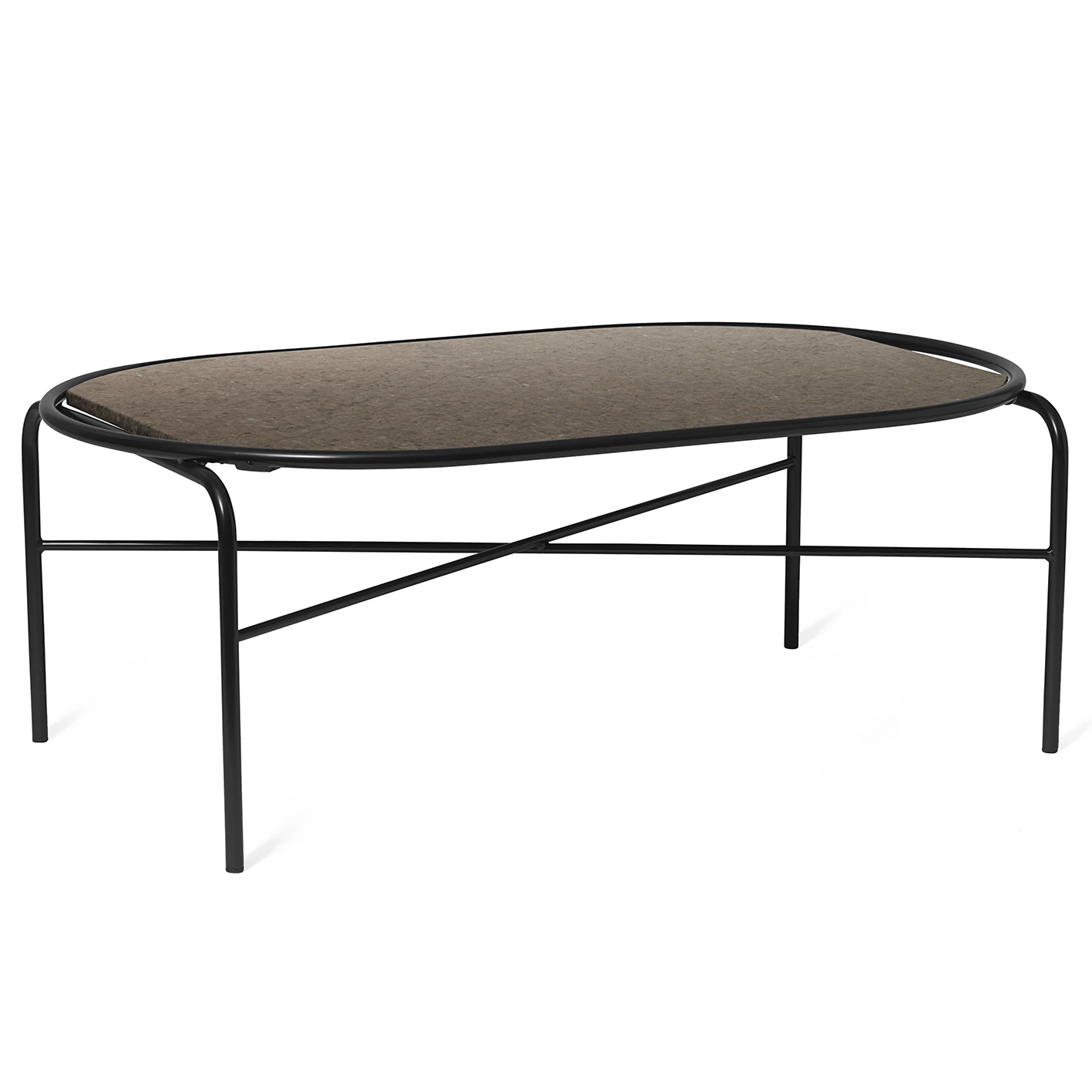 Warm Nordic Secant Ovale Salontafel Graniet 3 Warm Nordic Secant Ovale Salontafel Graniet - Afbeelding 3