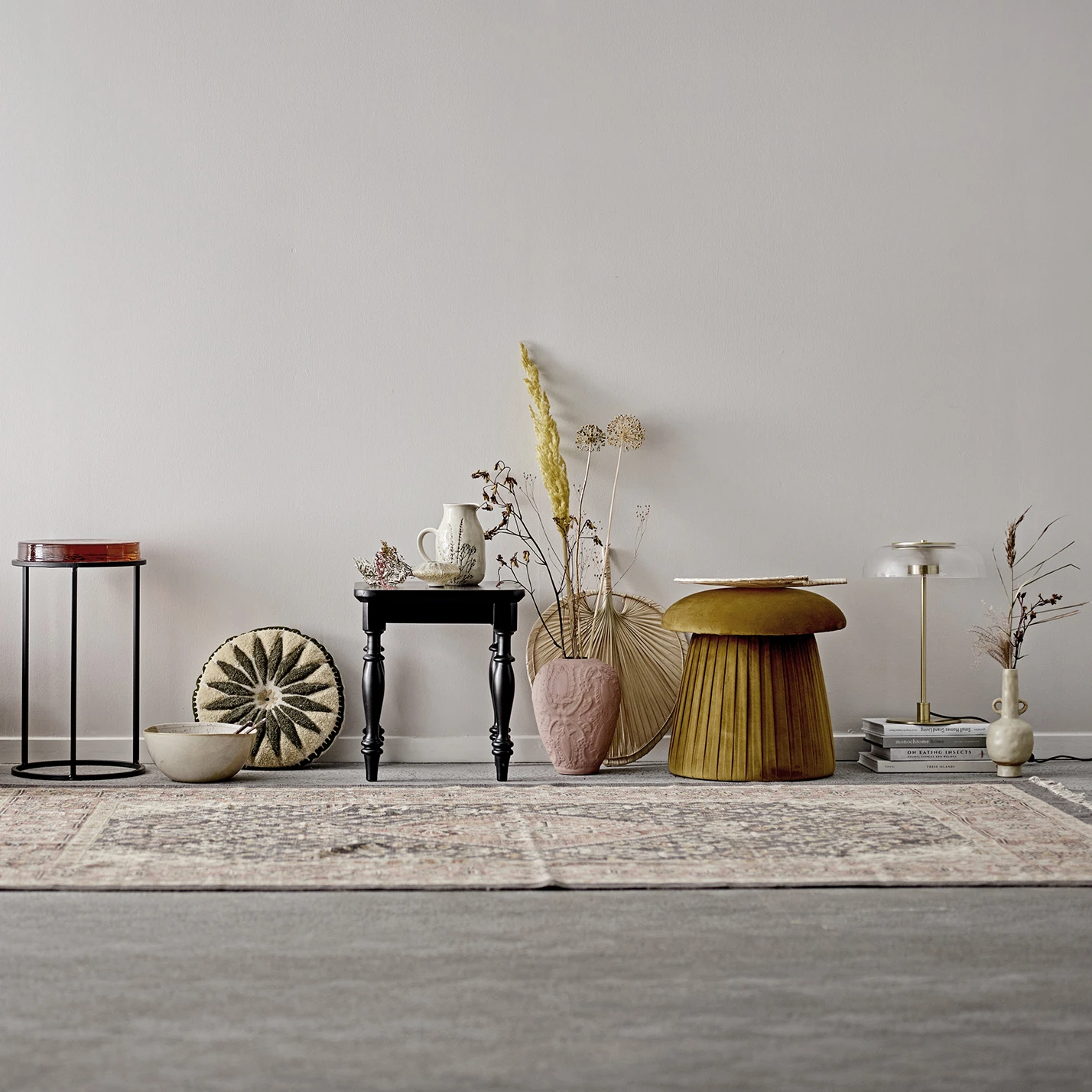 Bloomingville Roberta Poef 2 Bloomingville Roberta Poef - Afbeelding 2