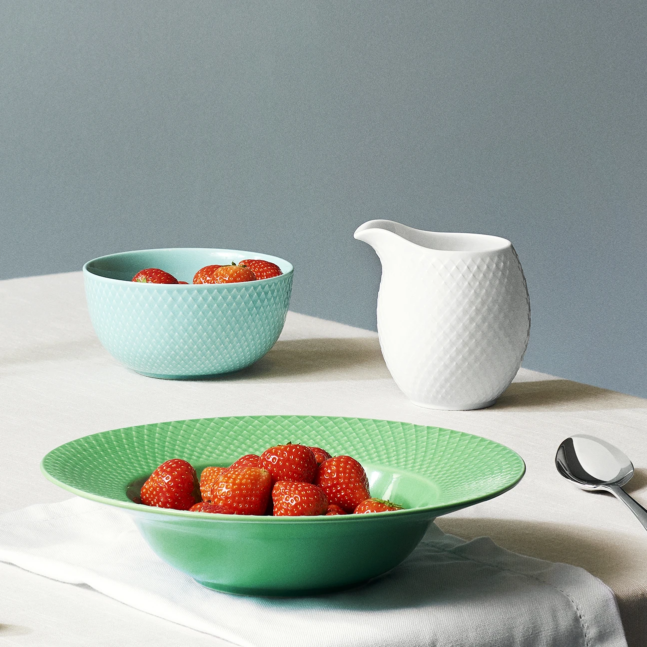 Lyngby Porcelæn Rhombe Melkkan 39 Cl 2 Lyngby Porcelæn Rhombe Melkkan 39 Cl - Afbeelding 2