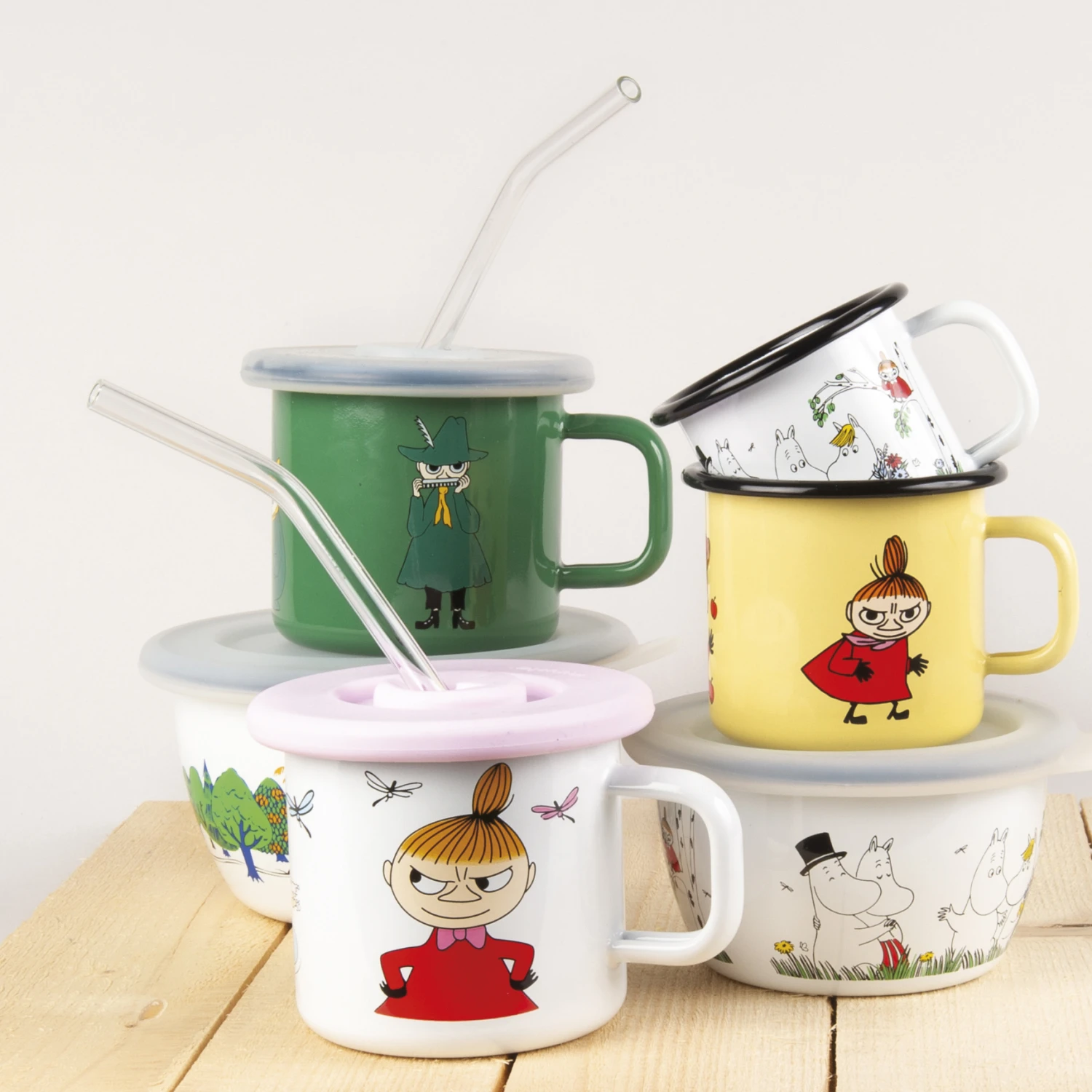 Muurla Glazen Rietjes 4-pack 2 Muurla Glazen Rietjes 4-pack - Afbeelding 2