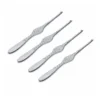 Alessi Colombina Fish Schaaldiervork 4-pack