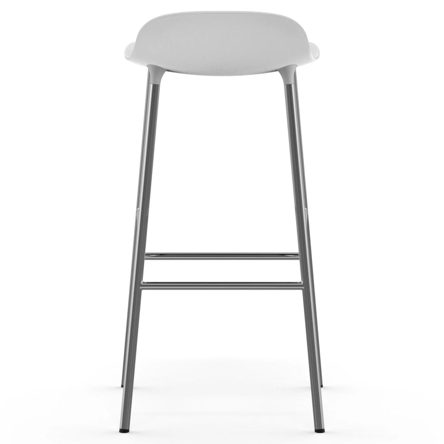 Normann Copenhagen Form Barkruk Verchroomde Poten 75 Cm 3 Normann Copenhagen Form Barkruk Verchroomde Poten 75 Cm - Afbeelding 3