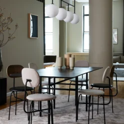 Menu Afteroom Eetstoel Zwarte Poten Leren Zitting -Filskars Winkel 45918 01 06 b24e2506a6