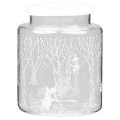 Muurla In The Woods Glazen Pot Met Siliconendeksel 17 Cm