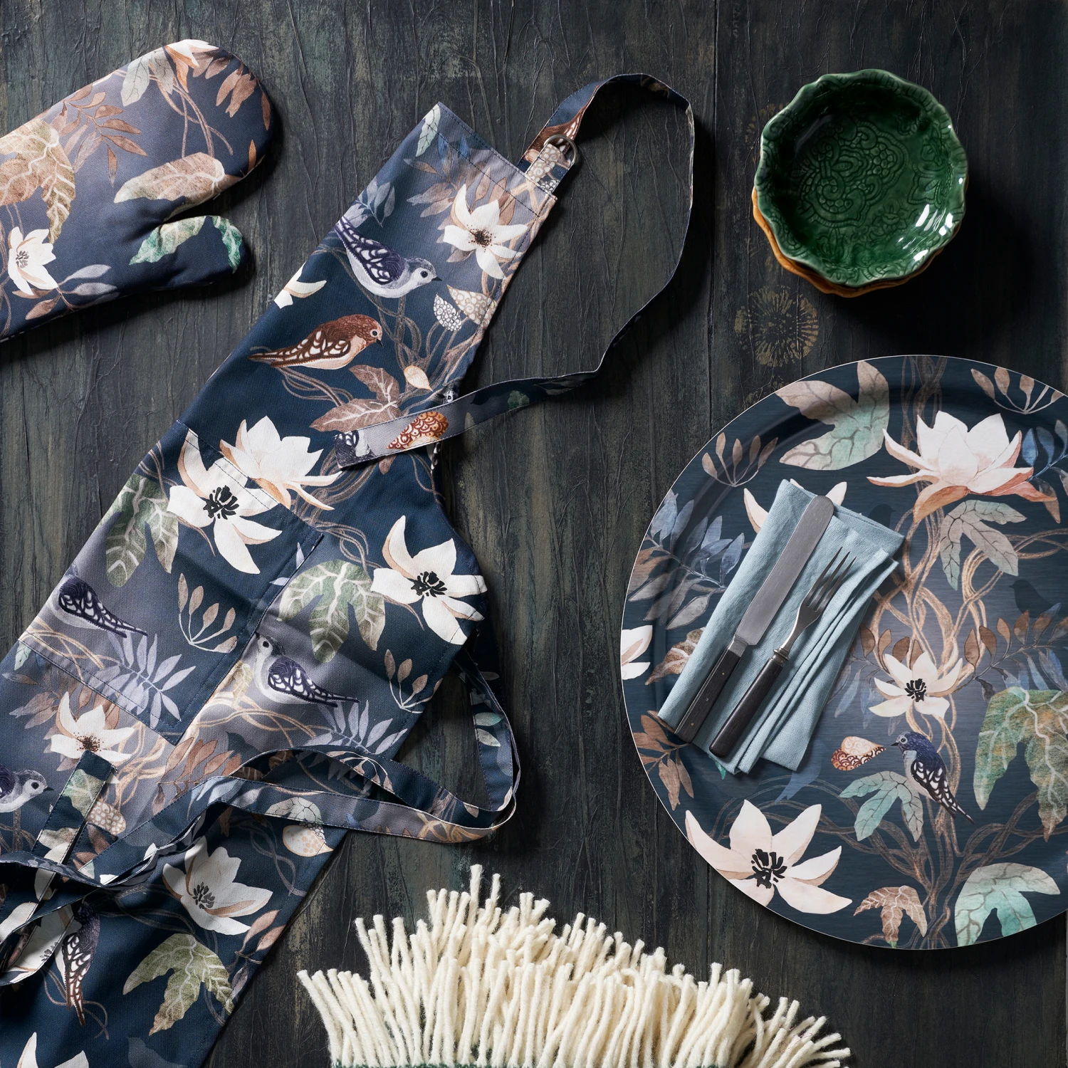 Klippan Yllefabrik Moonlight Grillhandschoen 2 Klippan Yllefabrik Moonlight Grillhandschoen - Afbeelding 2