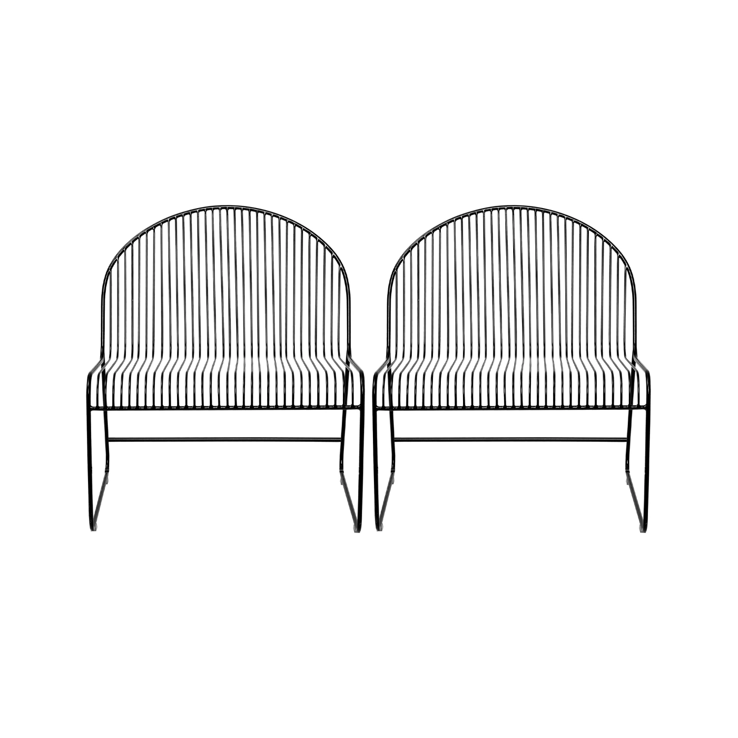 Bloomingville Friend Loungestoel 2-pack 1 Bloomingville Friend Loungestoel 2-pack