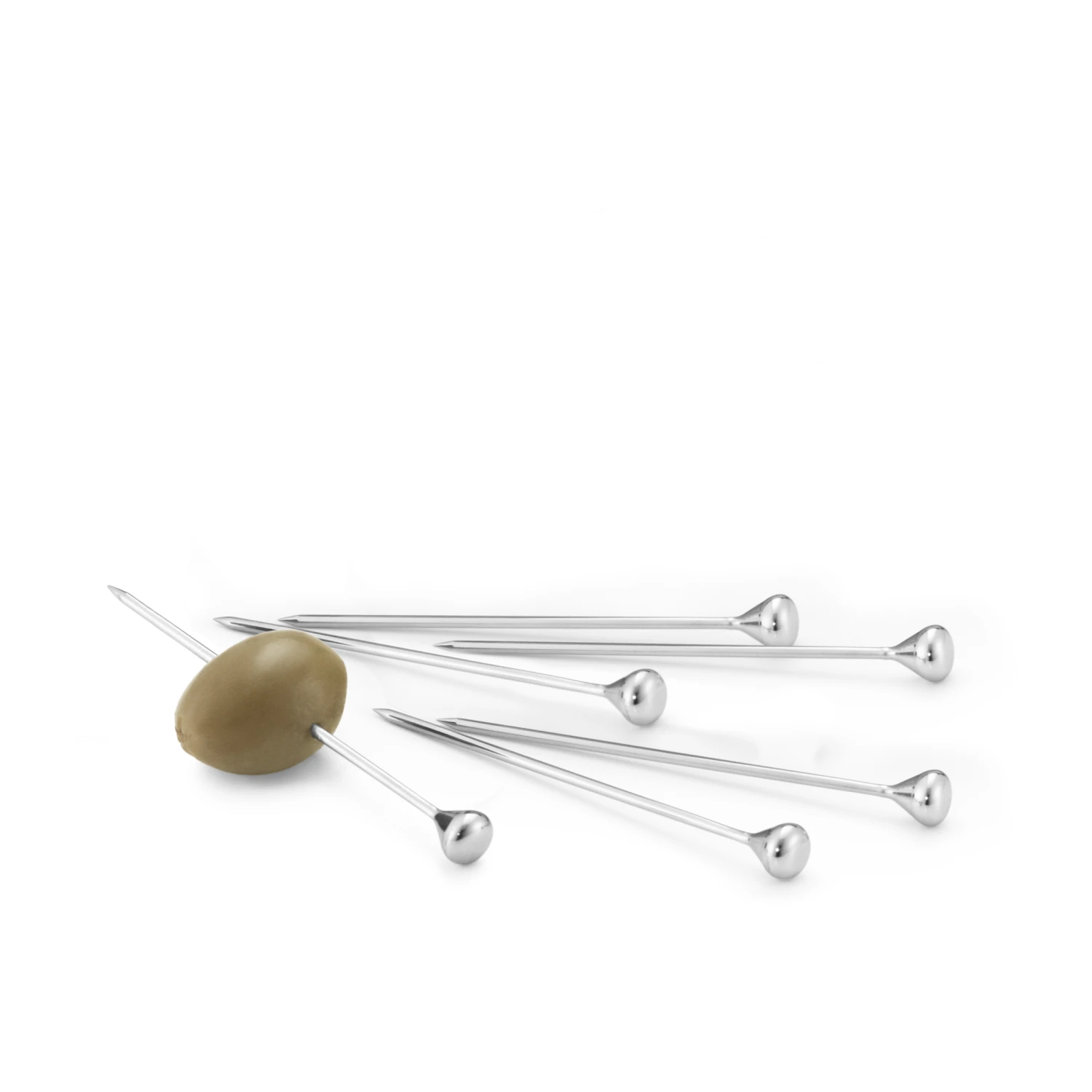 Georg Jensen Sky Cocktailprikkers 6-pack 2 Georg Jensen Sky Cocktailprikkers 6-pack - Afbeelding 2