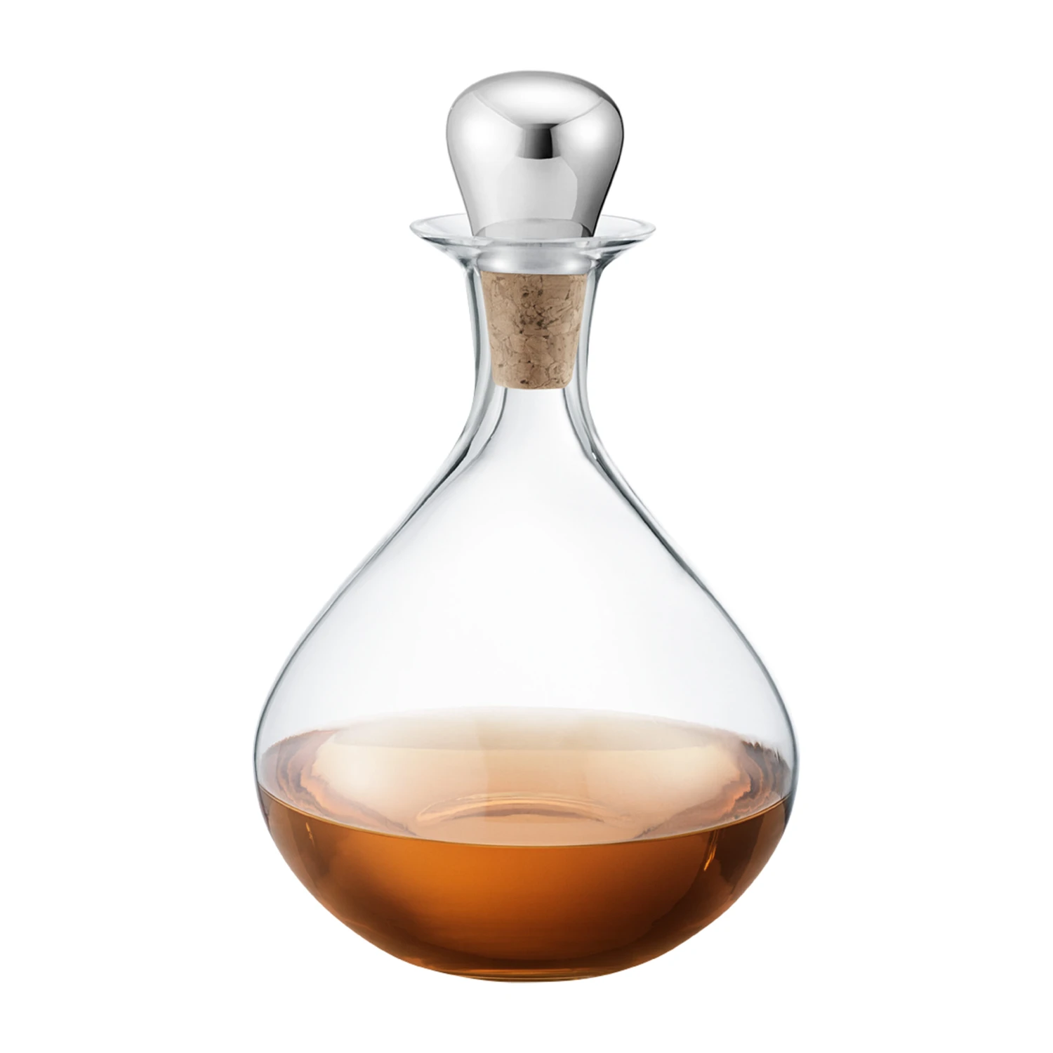 Georg Jensen Sky Wijnkaraf Met Kurk 145 Cl 2 Georg Jensen Sky Wijnkaraf Met Kurk 145 Cl - Afbeelding 2