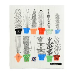 Italiensk Blomsterhylla Vaatdoek 18x20 Cm