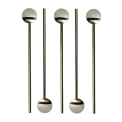 Dorre Tor Cocktaillepel Met Rietje 20 Cm 6-pack