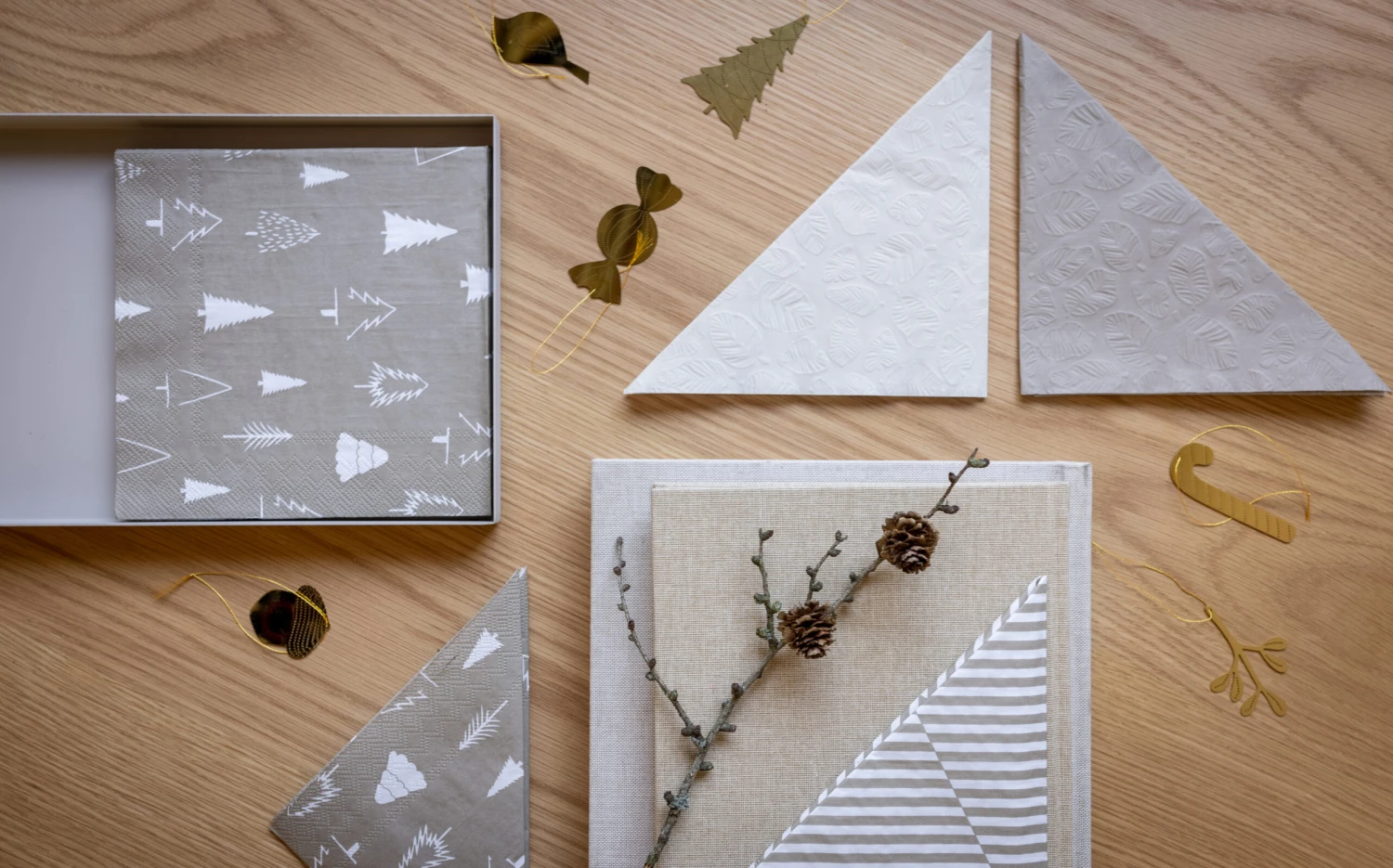 Cooee Leaf Servet 33x33 Cm 20-pack 4 Cooee Leaf Servet 33x33 Cm 20-pack - Afbeelding 4