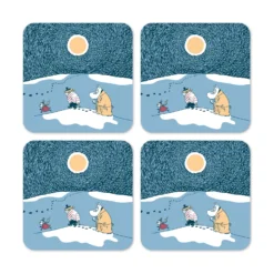 Snow Moonlight Glasonderzetter Winter 2021 4-pack