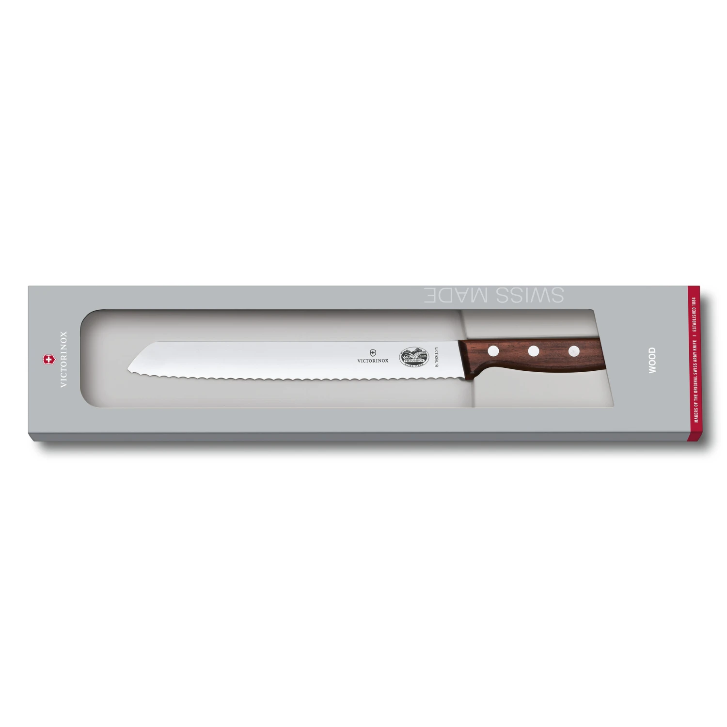 Victorinox Wood Broodmes 21 Cm 2 Victorinox Wood Broodmes 21 Cm - Afbeelding 2