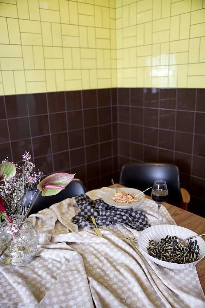 ByOn Checki Tafelkleed 150x250 Cm 2 ByOn Checki Tafelkleed 150x250 Cm - Afbeelding 2