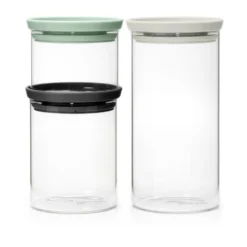 Brabantia Voorraadbussen Glas 3-pack