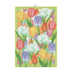 Vårtulpaner Keukenhanddoek