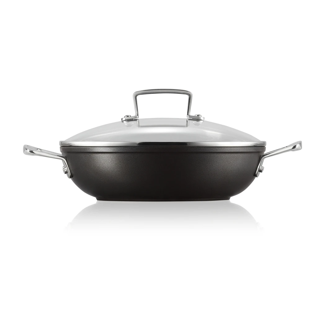 Le Creuset Hapjesbraadpan Met Deksel 2 Le Creuset Hapjesbraadpan Met Deksel - Afbeelding 2