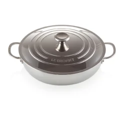 Le Creuset Signature 3-Ply Lage Braadpan Met Deksel