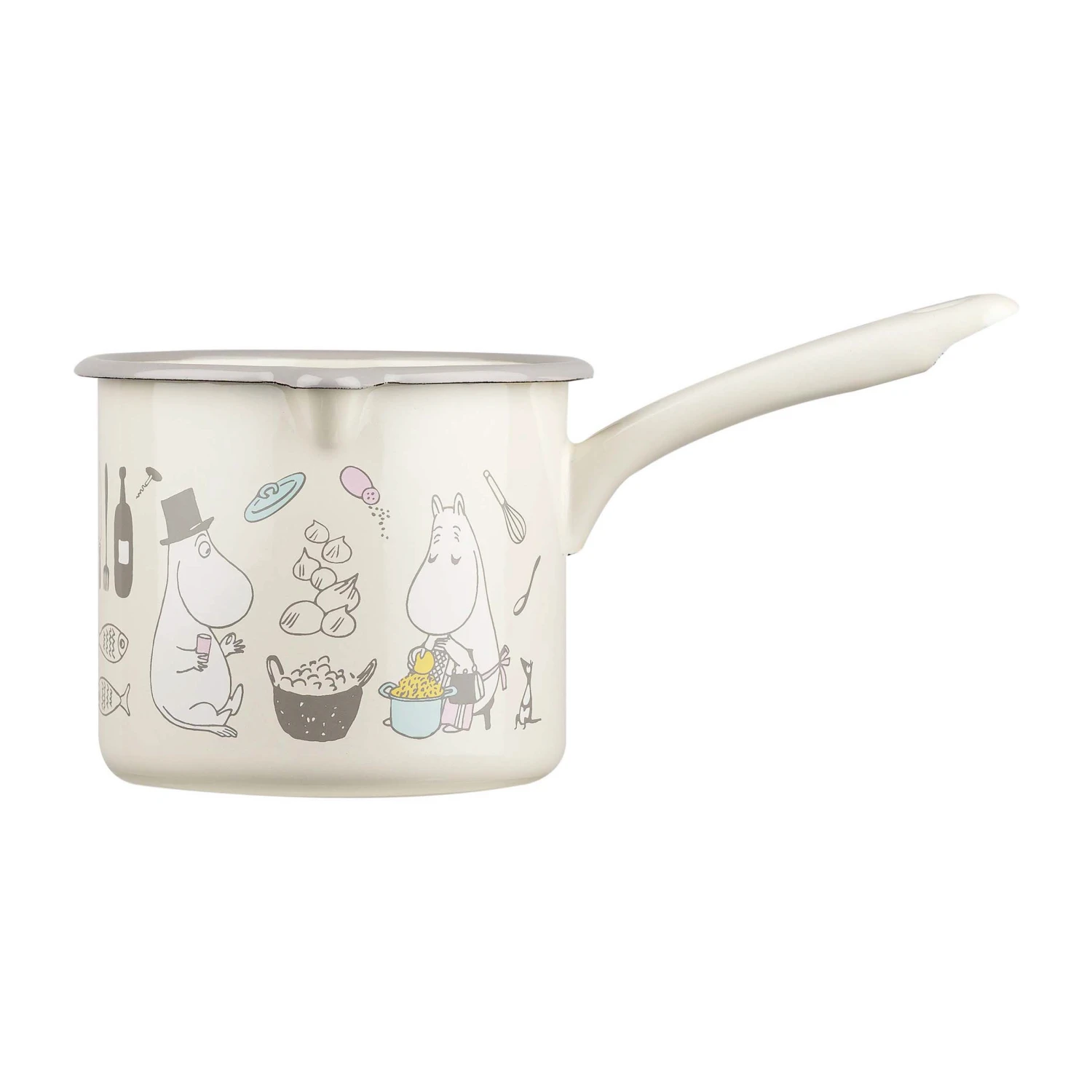 Muurla Moomin Bon Appétit Steelpan 1,3 Liter 1 Muurla Moomin Bon Appétit Steelpan 1,3 Liter