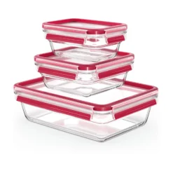 Tefal MasterSeal Glas Lunchtrommel 3-pack