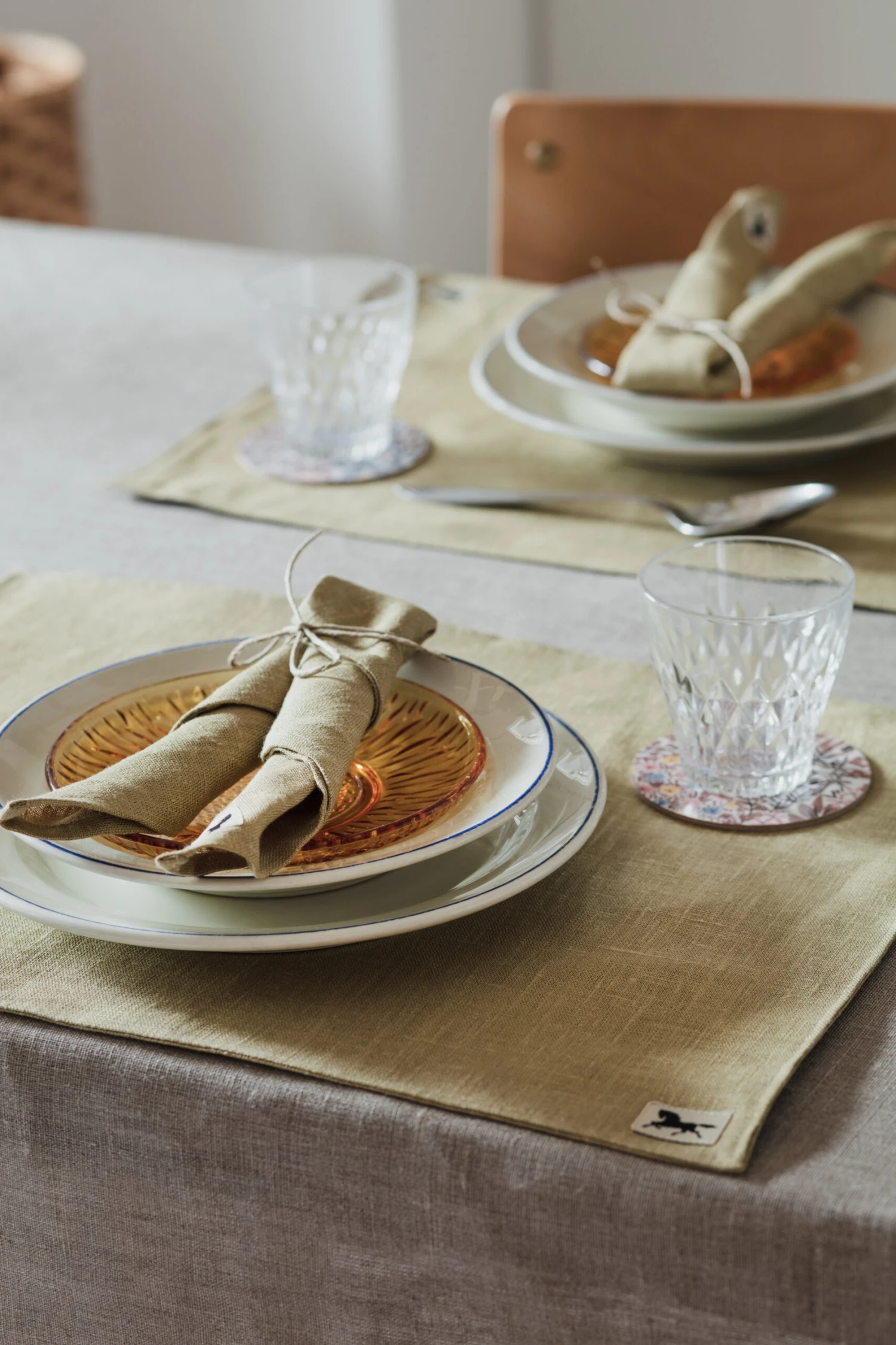 Linnen Servet 32x32 Cm 2-pack 3 Linnen Servet 32x32 Cm 2-pack - Afbeelding 3