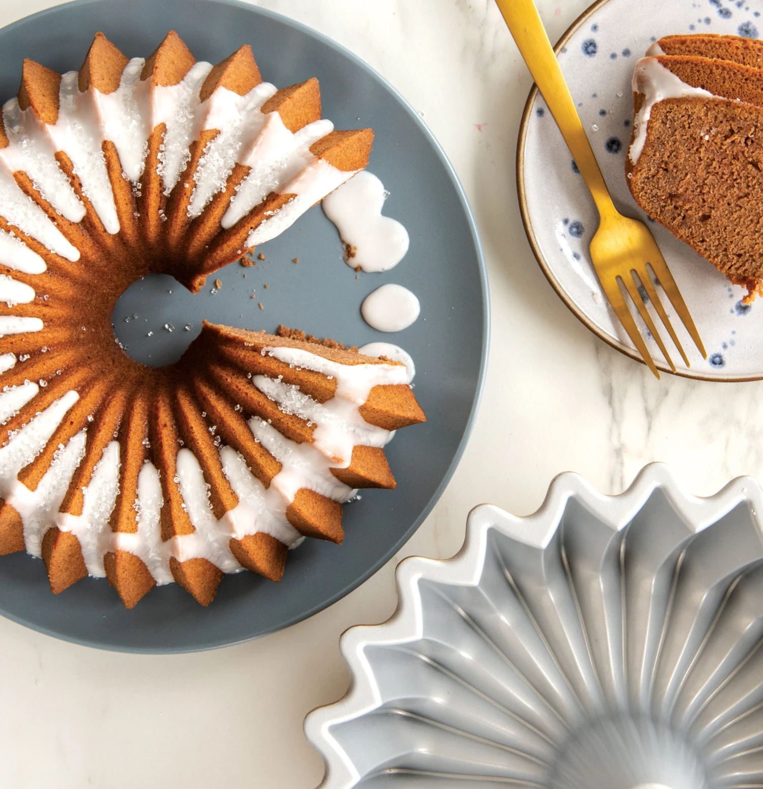 Nordic Ware Brilliance Bundt Bakvorm 5 Nordic Ware Brilliance Bundt Bakvorm - Afbeelding 5