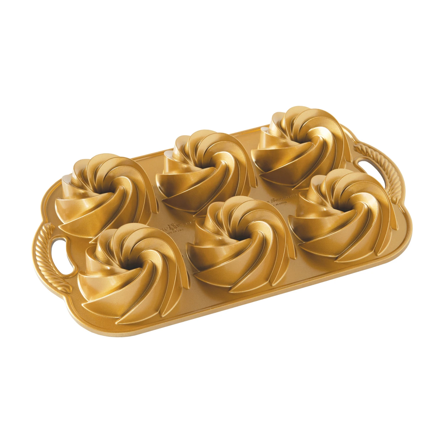 Nordic Ware Heritage Bundtlette Bakvorm Goud 1 Nordic Ware Heritage Bundtlette Bakvorm Goud