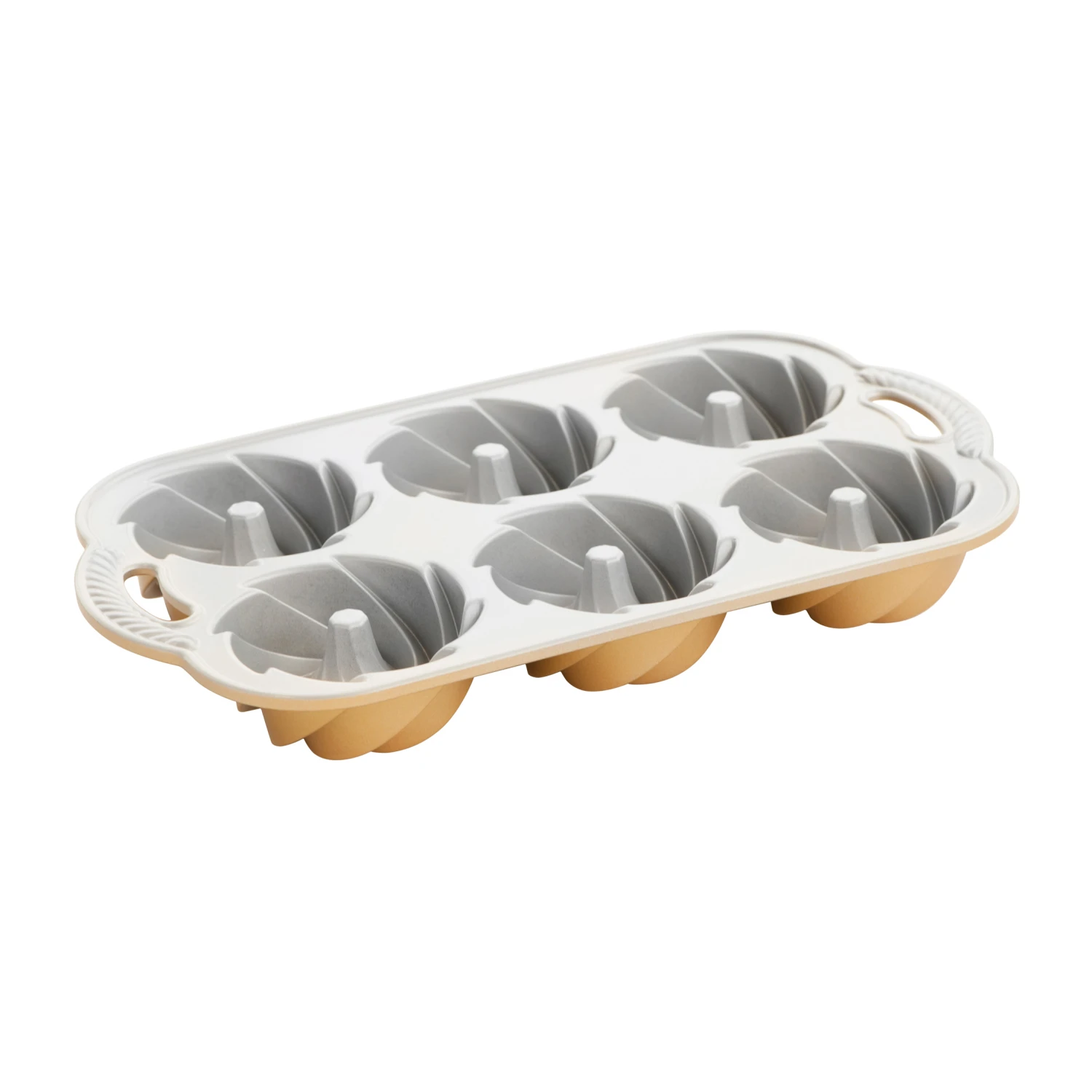 Nordic Ware Heritage Bundtlette Bakvorm Goud 2 Nordic Ware Heritage Bundtlette Bakvorm Goud - Afbeelding 2