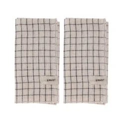 Ernst Servetten 2-pack Geruit 40x40 Cm