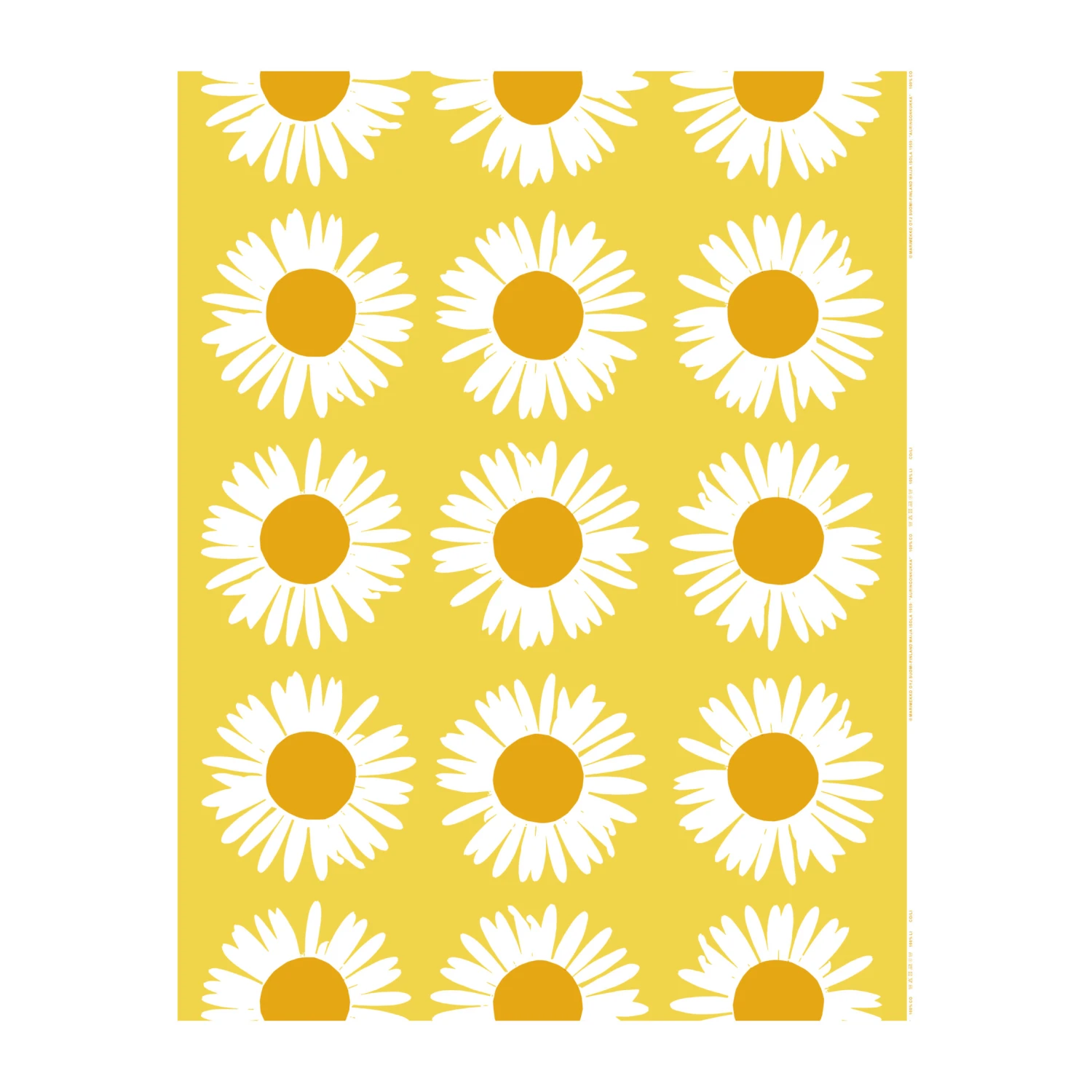 Marimekko Auringonkukka Tafelzeil 1 Marimekko Auringonkukka Tafelzeil