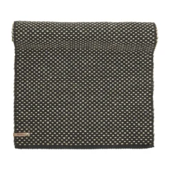 Jute Check Katoenen Tafelloper 35x120 Cm