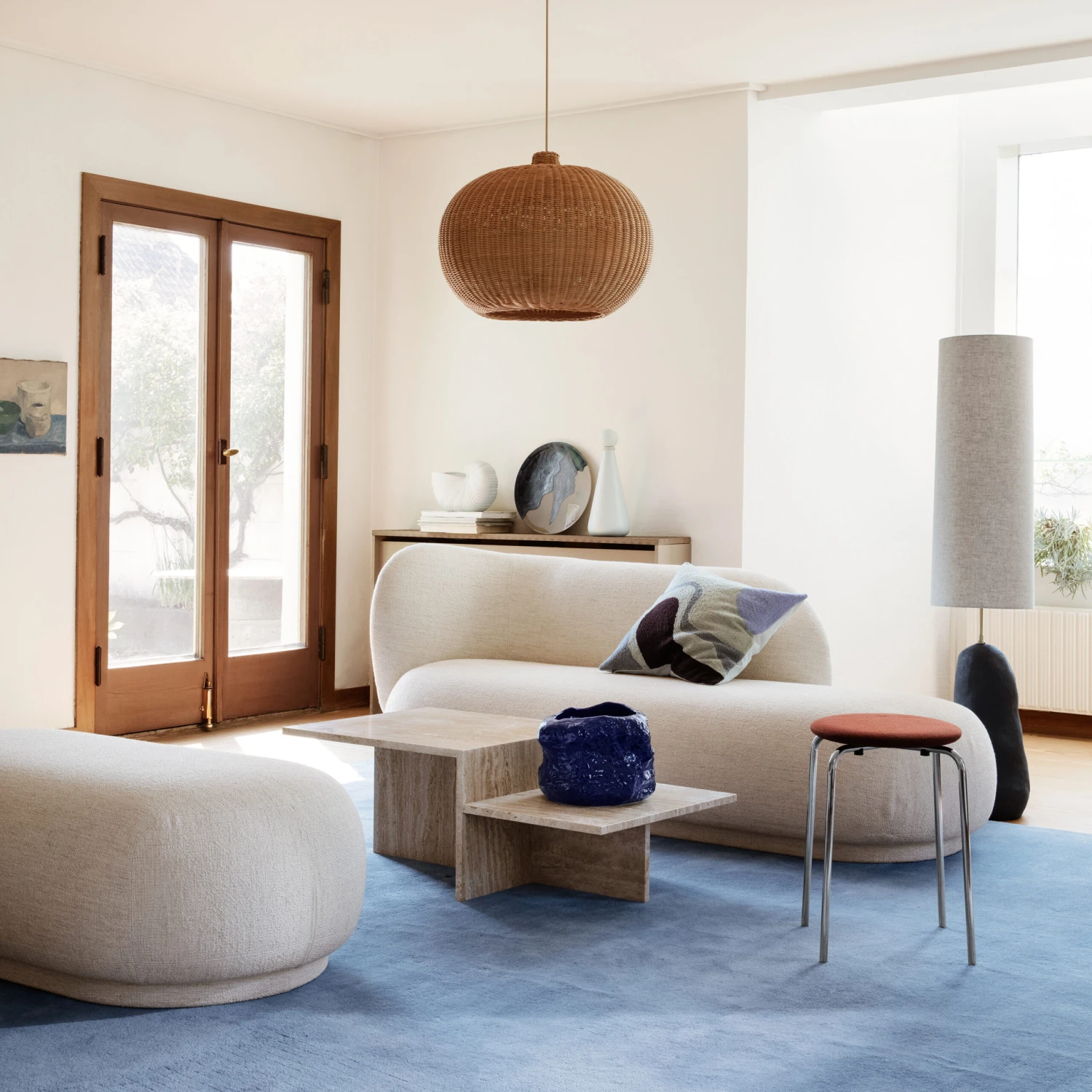 Ferm LIVING Rico Bank Bouclé 4-zits 2 Ferm LIVING Rico Bank Bouclé 4-zits - Afbeelding 2