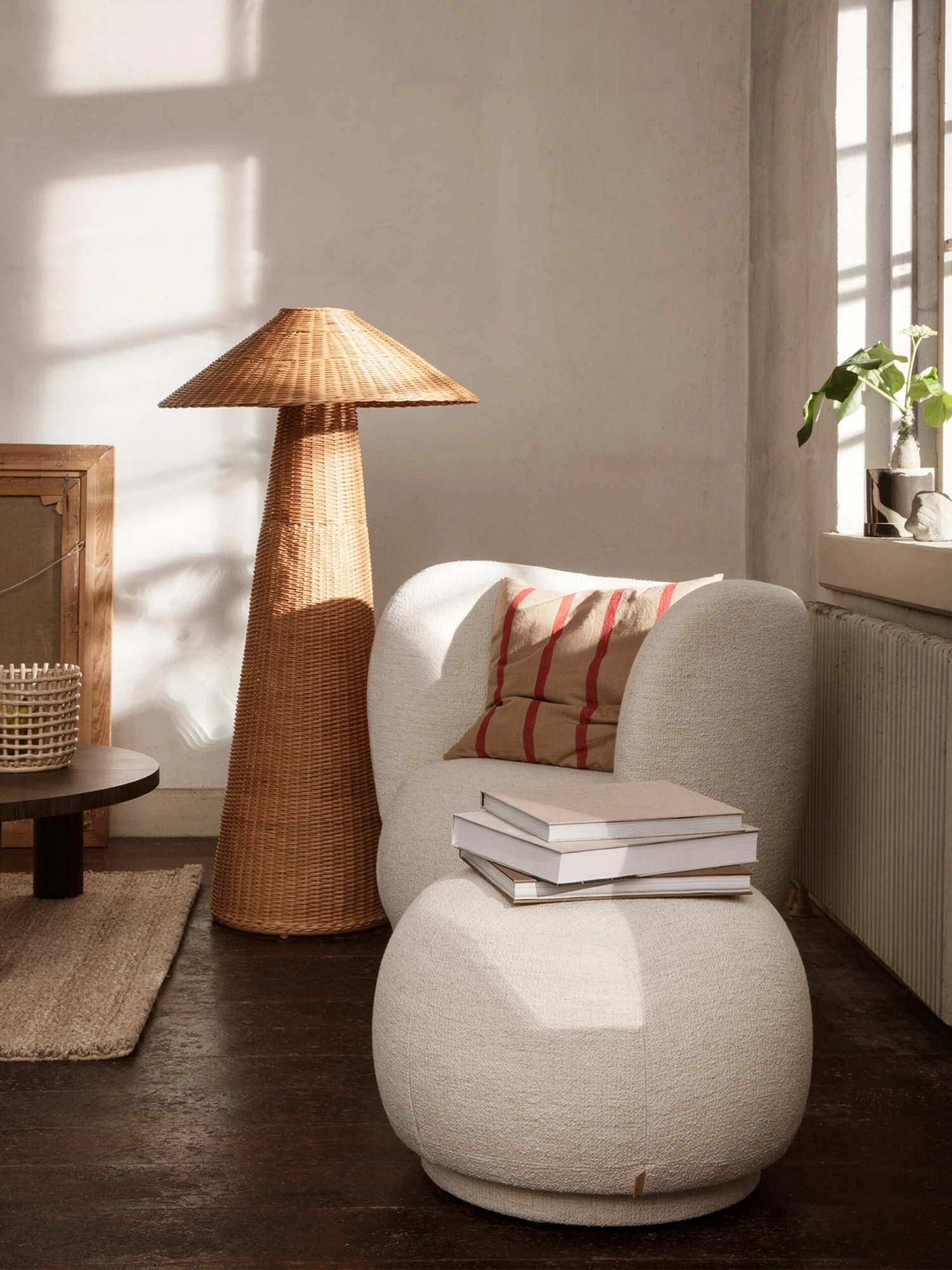Ferm LIVING Rico Pouf Zitpoef 2 Ferm LIVING Rico Pouf Zitpoef - Afbeelding 2