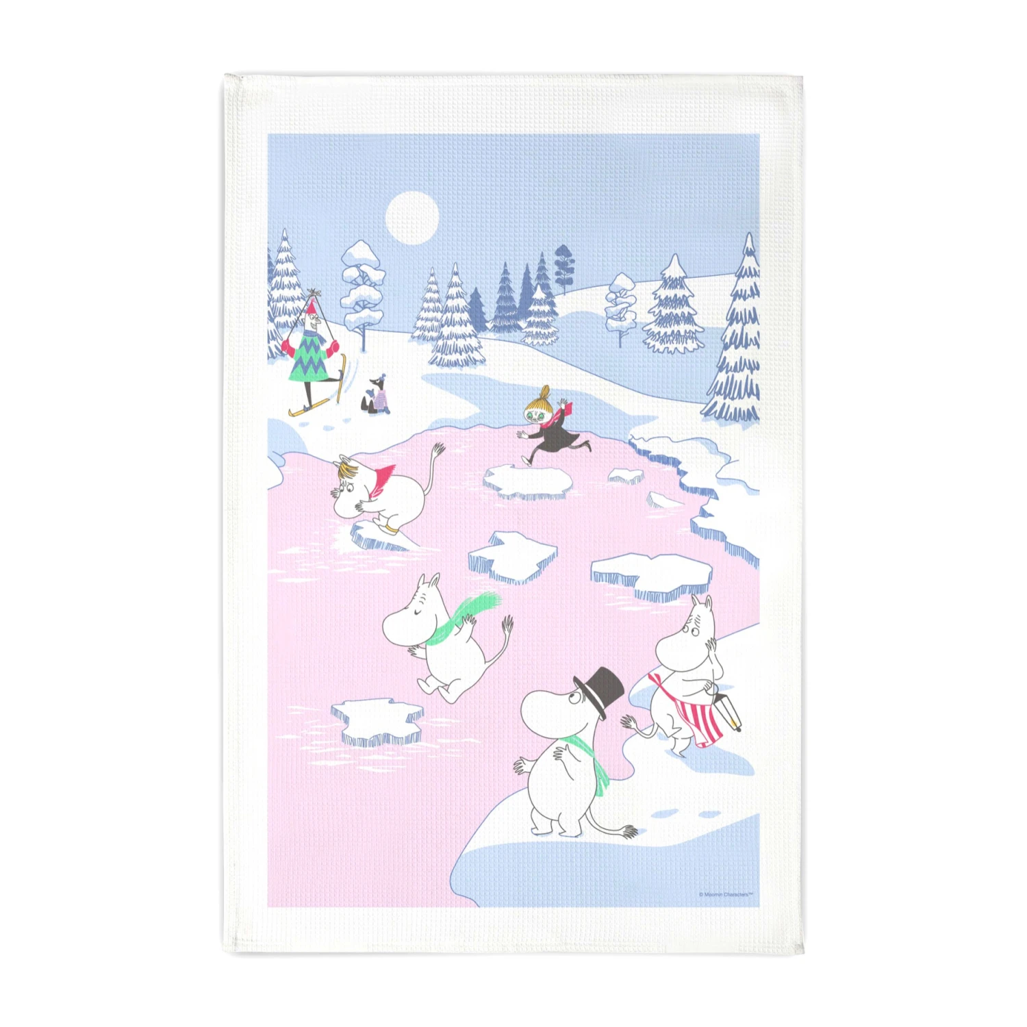 Moomin Keukenhanddoek Winter 2022 50x70 Cm 1 Moomin Keukenhanddoek Winter 2022 50x70 Cm
