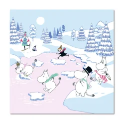 Moomin Servet Winter 2022 33x33 Cm 20-pack