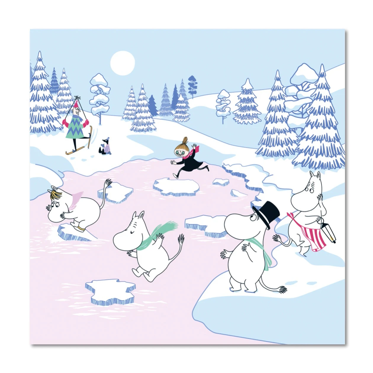 Moomin Servet Winter 2022 33x33 Cm 20-pack 1 Moomin Servet Winter 2022 33x33 Cm 20-pack